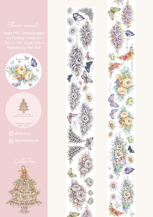 [Lullutree] Flower Smell PET Masking Tape